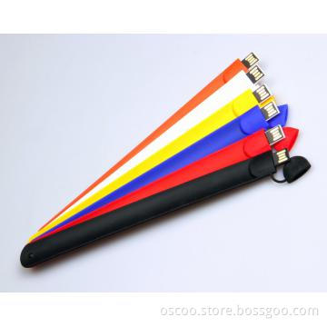 New silicon slap bracelet usb drive
